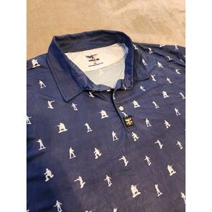 NEW Eagle Six Gear Mens Polo Shirt Blue 3XL Soldiers Short Sleeve Military xxxl